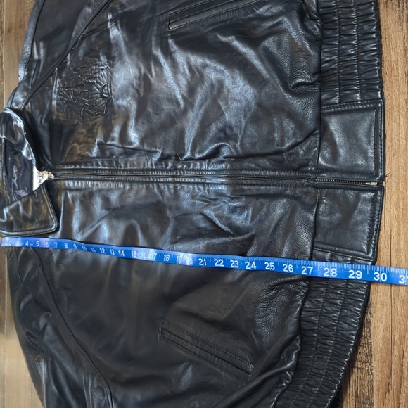 Walt Disney World Leather Jacket 30th Anniversary Vintage 90s Size XXL in Black - Picture 12 of 12